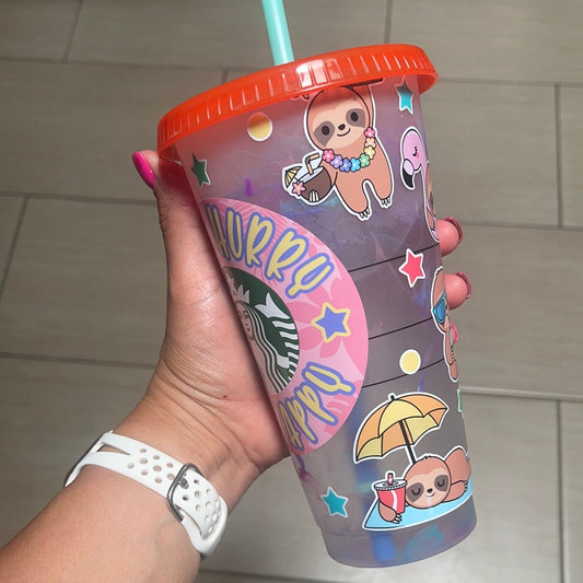 Mermaid Starbucks Cold Cup Wrap 24oz – Cutz Vinyl and Craft Supplies