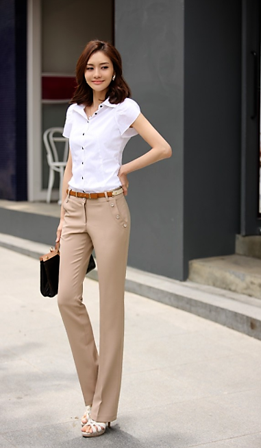 business casual women slacks