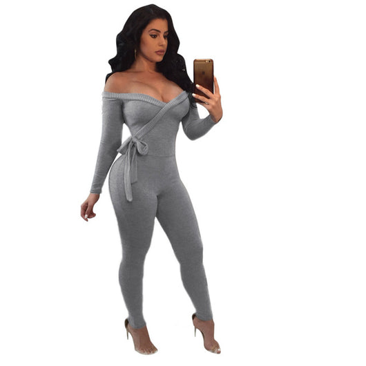 bandage bodycon jumpsuit