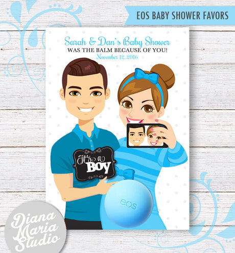 baby shower favors lip balm