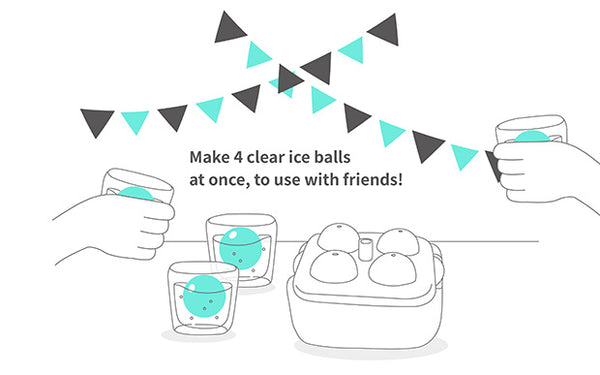Polar Ice Ball Expert - Full Set of Clear Ice Ball Makers for Whiskey and  Cocktails