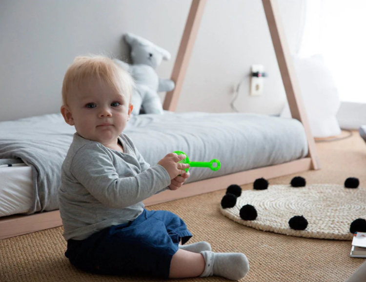 boy playing in nursery