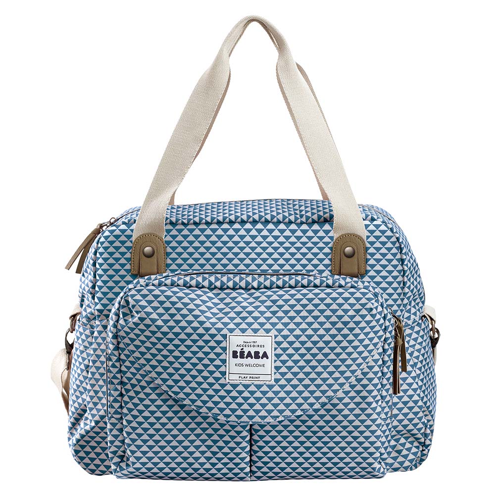 Geneva II Changing Bag Play Print Grey Elli Junior