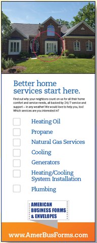 Propane Door Hanger - Full Color - Template #10 – American Business Forms & Envelopes