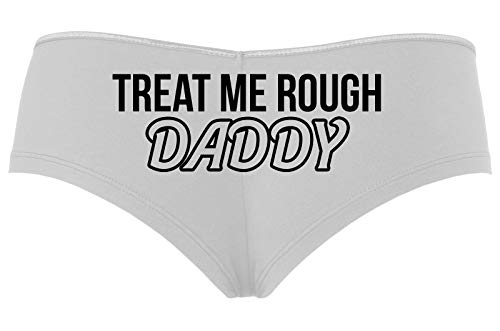 Knaughty Knickers Treat Me Rough Daddy Spank Dominate Slutty White Pan –  Cat House Riot