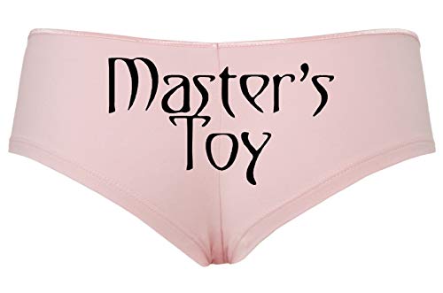 Knaughty Knickers Fucktoy Fuck Toy boyshort owned bdsm slut panties ddlg  Black at  Women's Clothing store