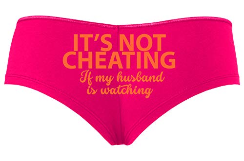 Knaughty Knickers My Husband Likes To Watch Swinger Hot Pink