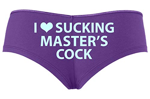 Knaughty Knickers I Like It Rough Master Give To Me Hard Slutty Purple –  Cat House Riot