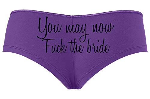 You May Now Fuck The Bride Honeymoon Bridal Sexy White Panties