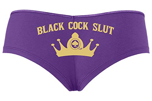 Knaughty Knickers Black Cock Slut QofS Queen of Spades Underwear