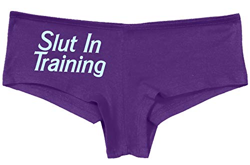 Knaughty Knickers Slut in Training Keep Slutty HotWife Hot Pink