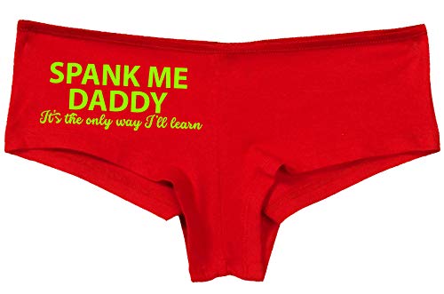 Spank Me Daddy the Only Way Ill Learn Slutty Purple Panties