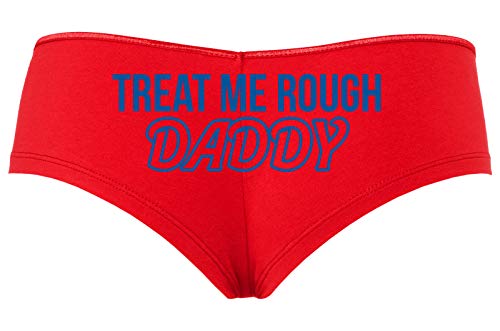 Knaughty Knickers Treat Me Rough Daddy Spank Dominate Slutty Red Boy