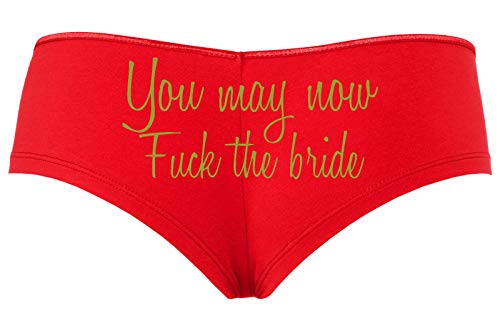 You May Now Fuck The Bride Honeymoon Bridal Sexy White Thong