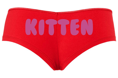 Knaughty Knickers - Daddy's Kitten with Cat Boy Short Panties - Pet Play  Neko Daddys Girl DDLG CGL Boyshort Underwear at  Women's Clothing  store