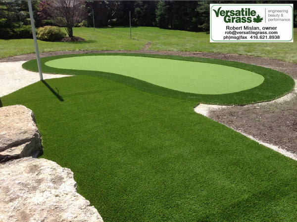golf putting greens backyard balcony terrace deck rooftop Versatile synthetic artificial grass turf Toronto GTA Ontario