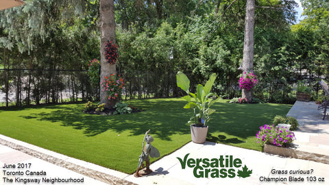 Versatile synthetic artificial grass turf Toronto GTA Ontario