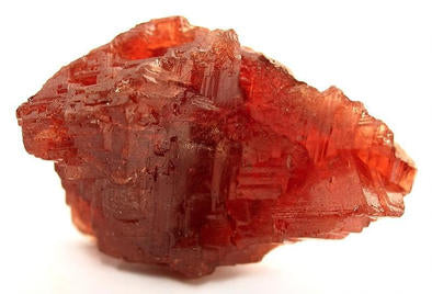 raw garnet crystal