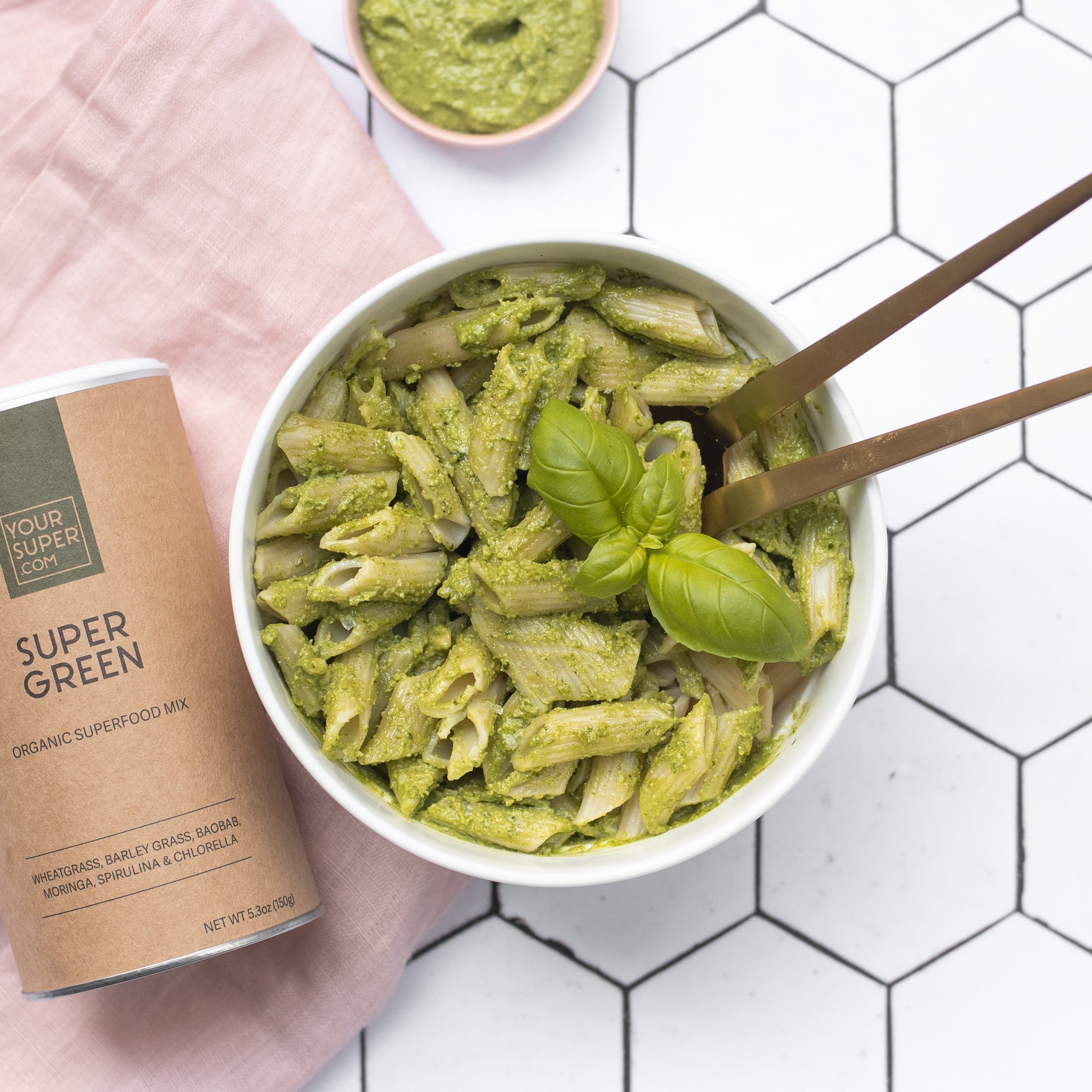 Vegan Pesto Pasta (Dairy-Free) | YOUR SUPER – Your Super