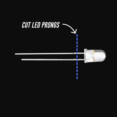 Where to cut your LED bulb