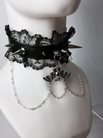 Spike and Lace Collar - Sexploration