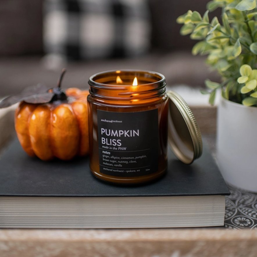 Cotton Wick Soy Candle: Fall Scents