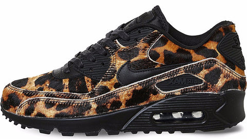 nike air max 90 snow leopard black sail