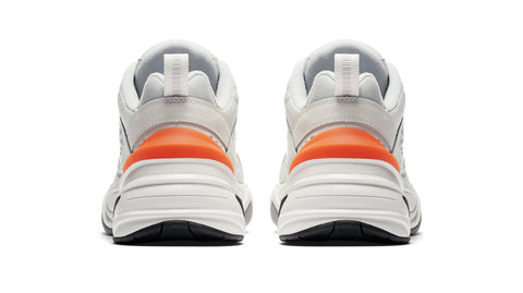 nike tekno orange white