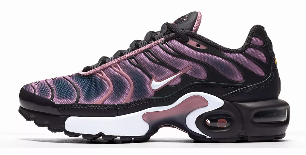 pink and purple nike tns