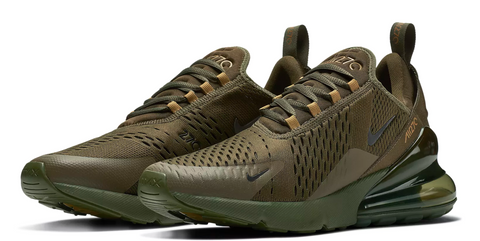 olive green nike 270s