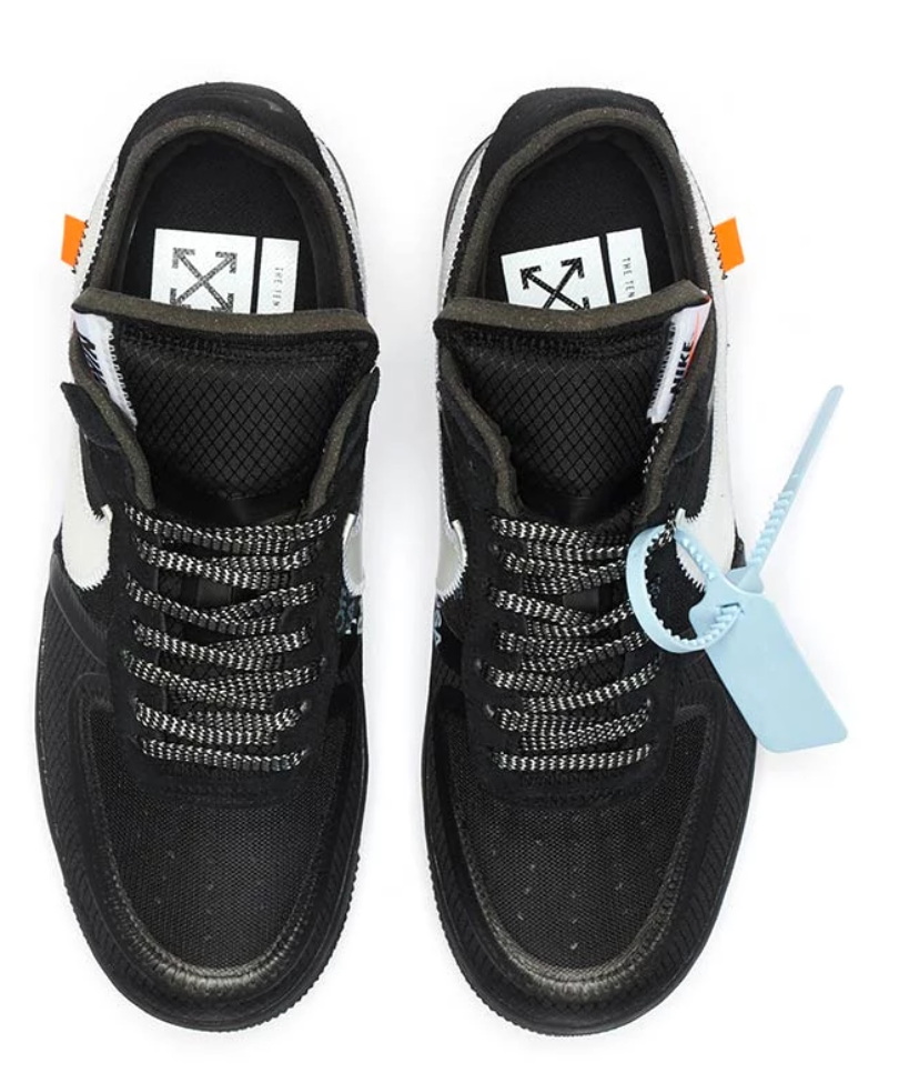Off White x Nike Air Force 1 Low Black – Soldsoles