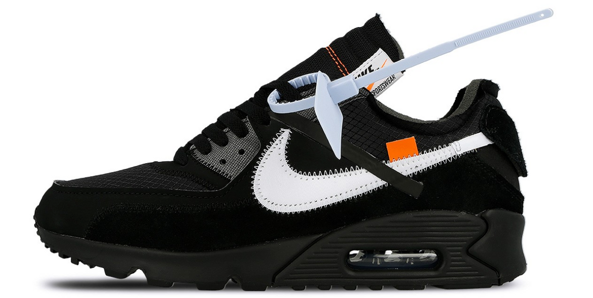 Off White x Nike Air Max 90 Black – Soldsoles