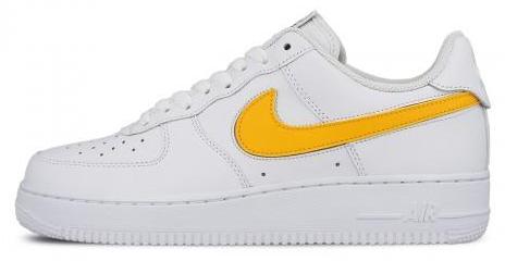 air force 1 with yellow swoosh