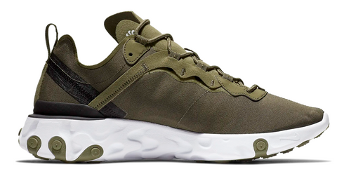 nike react element 55 olive green