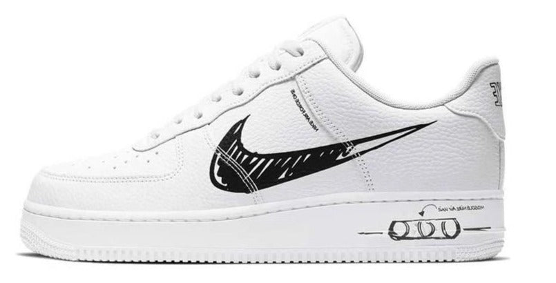 Nike Air Force 1 Low Scribble White – Soldsoles