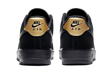 nike air force 1 black and gold