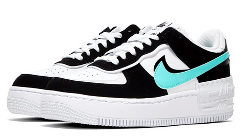 black blue air force 1