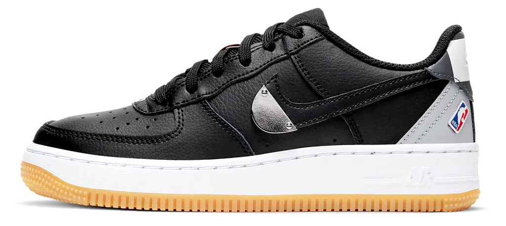 Nike Air Force 1 Junior NBA Black 