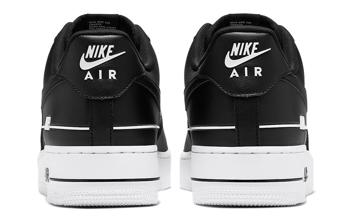 Nike Air Force 1 Double Air Black Junior – Soldsoles