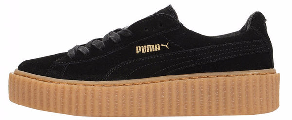 black puma creepers gum sole