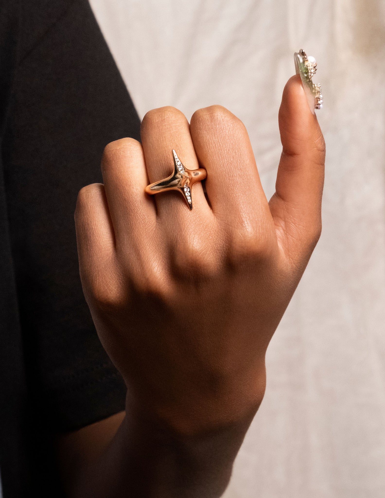 Spike Rivet Finger Ring – Urbanitii