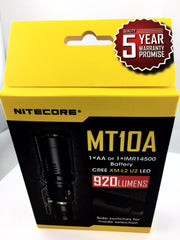 5 year Warranty MT10A 