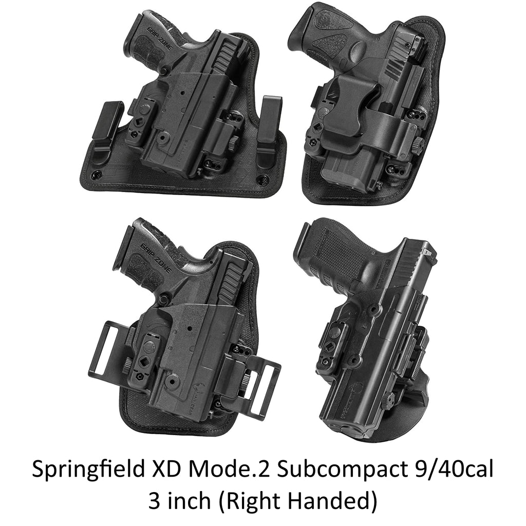 springfield xd 9mm subcompact holster with light