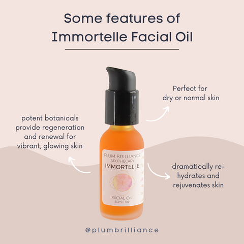 immortelle facial oil benefits