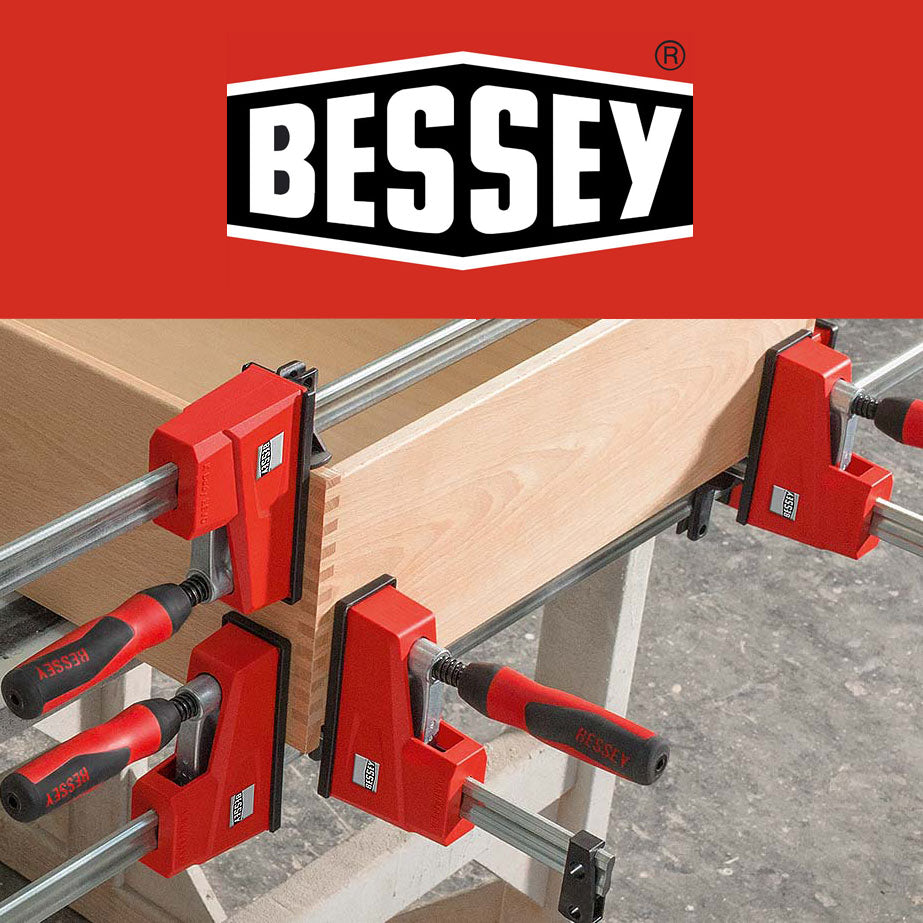 BESSEY Clutch Style 34 in. Capacity Bar Clamp with Wood Handle and