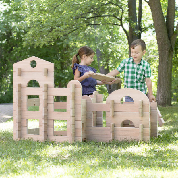 kids outdoor building blocks