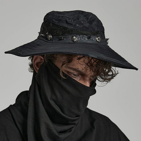 https://punkdesign.shop/collections/mens-hats/products/mens-punk-distressed-rivet-hat
