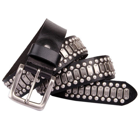 Men's Punk Vintage Rivets Leather Belt