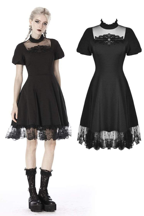 gothic midi dress