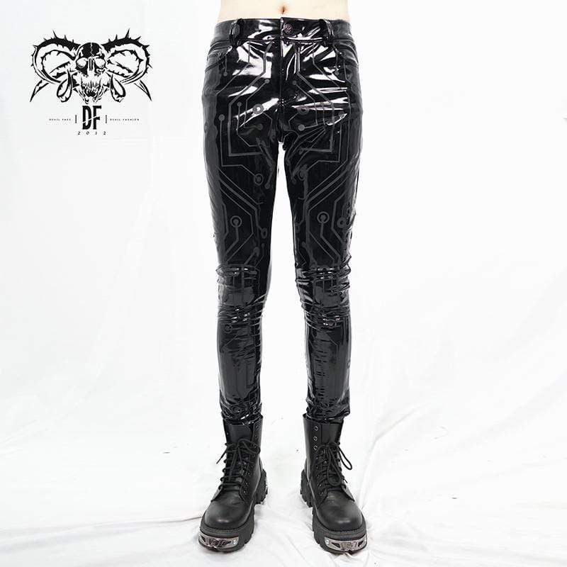 pu skinny jeans